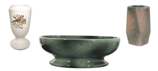 Image réprésentative de la catégorie Vase funéraire céramique