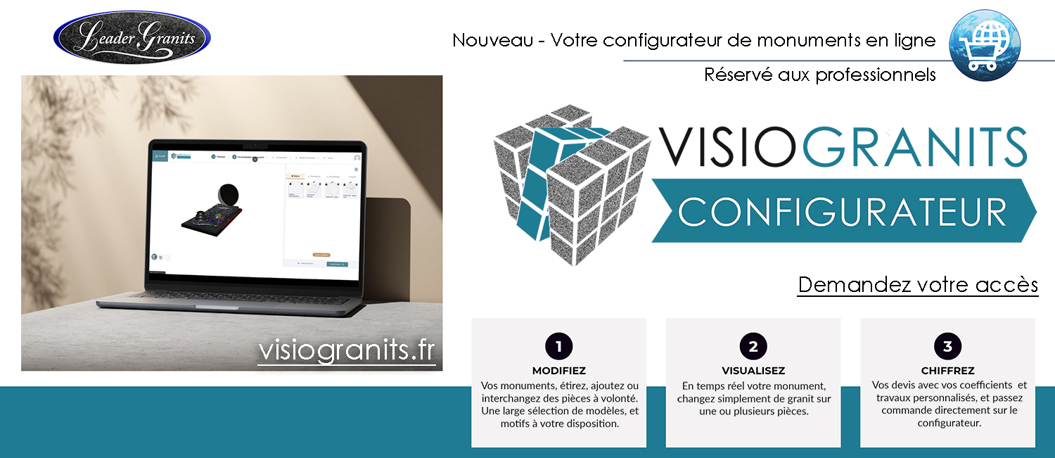 Configurateur de monuments Visiogranits